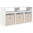  Lavbord med skuff Hvit 72 x 22,5 x 38 cm