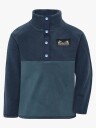 Didriksons   Fleeceskjorte Monte Kids' Half Button   Blå