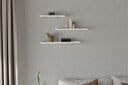 Vegghylle Jakor 2x30 cm 3 pk   Hvit