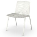 Fast Zebra spisestol White