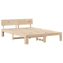  Sengestel med hodegavl 150x200 cm Massivt Furutre