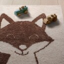 Barneteppe Soft Fox krem/brun Størrelse: 160 x 230 cm