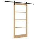 vidaXL Skyvedør med Tilbehørsett 93x202 cm Solid Furu