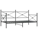  Dagseng uten madrass svart 100x190 cm stål 8721158660435