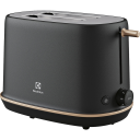 Electrolux Explore 7 Brødrister 980W med Bagelfunksjon og Uttrekkbar Smuleskuff E7T1-6BP Svart