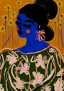 Blue Blossom Muse Plakat / 50x70cm