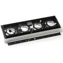 Arcchio LED-takspot Ronka, 4 lyskilder, lang, hvit