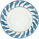 Pick A Poppy Swirl Dyp Tallerken 22 cm Blå