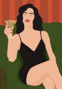Chic Martini Moment Plakat / 100x150