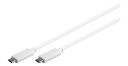 Pro USB 3.1 C - USB 3.1 C - USB 3.1 Gen1 - White - 0.5m