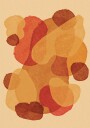 Warm Abstract Shapes Plakat Plakat / 100x150cm