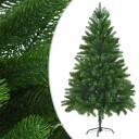 vidaXL Kunstig juletre med LED og kulesett 180 cm grønn