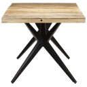 vidaXL Spisebord 160x80x76 cm grovt mangotre