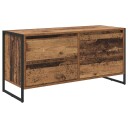  TV skap med skuff Gamle tre 100 x 36 x 49.5 cm Konstruert tre