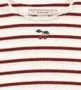 Konges Sløjd Genser   Rollo   Kremete Stripe   Konges Sløjd   7 8 år (122 128)   Genser Bordeaux Hvit Rød