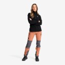 RevolutionRace Dame > Overdeler > Fleece & midlayers Hiker Half zip Fleece Dame Black Størrelse:S