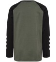 Hummel T skjorte   HmlJR Logo   Castor Grå   Hummel   5 6 år (110 116)   T skjorte Armygrønn Hvit Svart