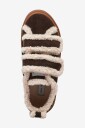 INUIKII   Joggesko Shearling Low Velcro   Brun