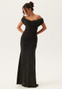 Goddiva Glitter Multi Way Maxi Dress