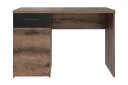 Skrivebord Eurika 110 cm med Oppbevaringsskuff + Skap   Brun