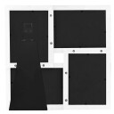 vidaXL Fotorammekollasj for 4x(10x15 cm) bilde hvit MDF