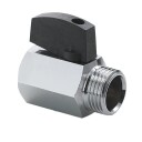 Kuleventil m/grep 3/8" m/Nippel