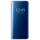Luxury Mirror View iPhone 7/8/SE (2020)/SE (2022) Flip-deksel Blå