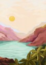 Sunny Paradise Plakat / 50x70cm