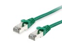 EQUIP PATCH CBL CAT.6 S/FTP HF GREEN 0.25M CABL