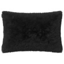 vidaXL Putetrekk 6 pcs HEERLEN Svart 40 x 60 cm PV Fleece