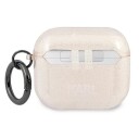 Karl Lagerfeld Airpods 3 Deksel Choupette Glitter Gull
