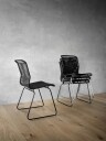 Montana Panton One Stol Svart Papir / Chrome