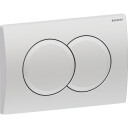 GEBERIT Delta01 2-spylers betjeningsplate matt krom