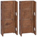 vidaXL Stativ Brun 24 x 13 x 54 cm Massiv Mahogni Tre