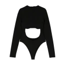 Jean Paul Gaultier Dame Topper Svart XS,