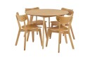 Other Brand Celtik Spisegruppe Rund 105 Cm + 4 Spisestuestoler   Beige