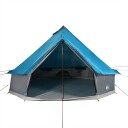  Familietelt tipi for 6 personer blå vanntett