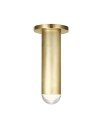 Ebell Flush Mount Natural Brass M