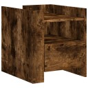  Nattbord røkt eik 45x50x50 cm konstruert tre 848280