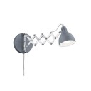 Trio Lighting Scissor vegglampe, betong