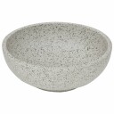 vidaXL Benkeservant grå rund Φ41x14 cm keramikk