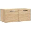  Veggskap sonoma eik 80x36,5x35 cm konstruert tre 8720845949440