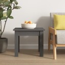 vidaXL Salongbord grå 35x35x30 cm heltre furu