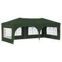 vidaXL Pop up Festtelt 575 x 288 x 245 cm Grønn Oxford Stoff