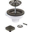 GROHE avløpsventil 1 1/4 t/kv børstet hard grafitt anthracite