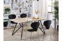 Buscot Spisebord 160 cm - Lyst Tre/Svart