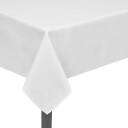 vidaXL 5 Hvite bordduker 100 x 100 cm