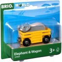 Brio Elephant and Wagon