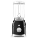 Smeg 50's Style Blender 1,5L 800W Svart med Isknuser og Pulsfunksjon