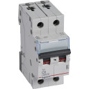 Legrand 5 stk TX3 MCB automatsikring C6 2P 2M 6/6kA